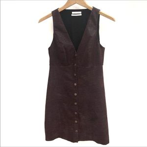 Urban Outfitters PU vegan suede Leather Dress
